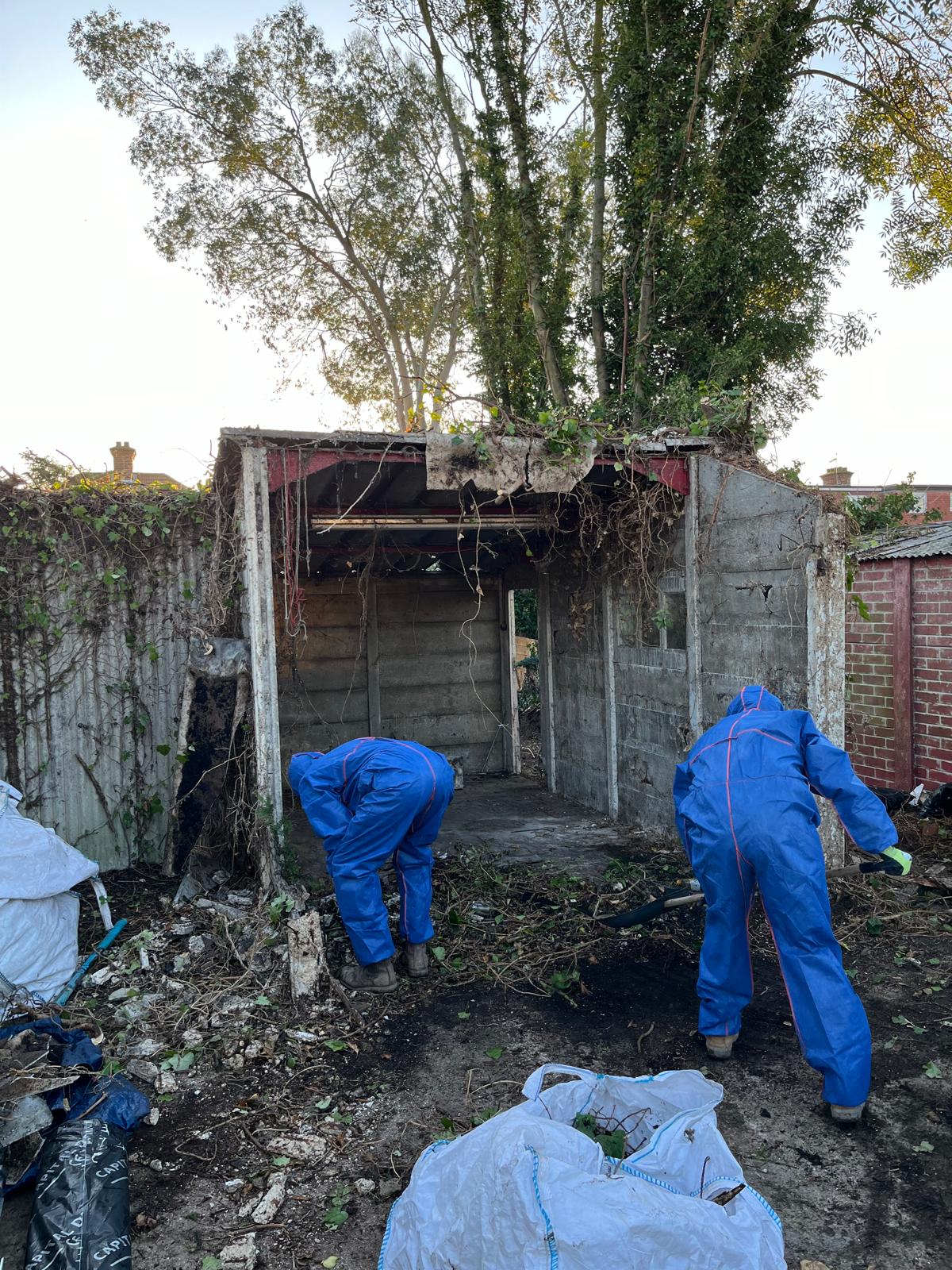 Removal step, Asbestos Removal in Ewell