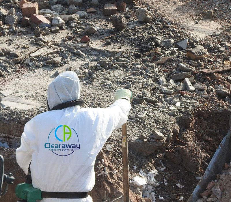 Survey step, Asbestos Removal in Ewell